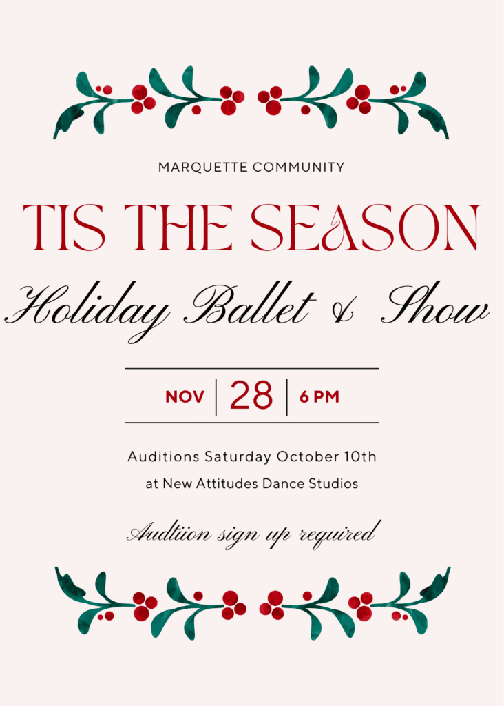 tis the season holiday community show marquette dance studio